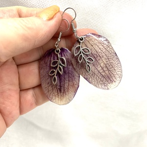 Set bijuterii handmade unicat din rasina si orhidee naturale 00774   - accesorii nuntă - bijuterii mireasă - set bijuterii de mireasă - Artynos.ro