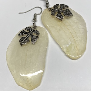 Set bijuterii handmade unicat din rasina si orhidee naturale - accesorii nuntă - bijuterii mireasă - set bijuterii de mireasă - Artynos.ro