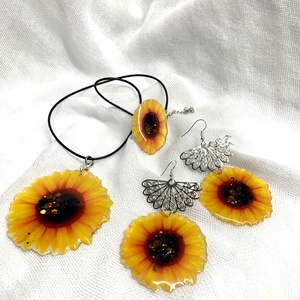 Set bijuterii handmade unicat din rasina - Artynos.ro