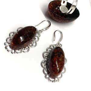 Set Bijuterii handmade unicat din rasina flori naturale - bijuterii - seturi de bijuterii - Artynos.ro