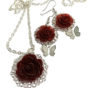 Set Bijuterii handmade unicat din rasina - bijuterii - seturi de bijuterii - Artynos.ro