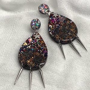 Cercei handmade unicat din rasina - Artynos.ro