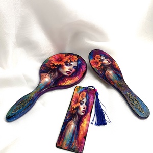 set cadouri handmade unicat pentru femei , Casă & Stil de viață, Accesorii baie, Decoupage, transfer și tehnici șervețel, ARTYNOS
