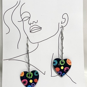 Set handmade unicat din lemn- pictat manual - bijuterii - seturi de bijuterii - Artynos.ro