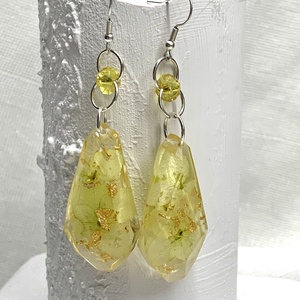 cercei handmade unicat din rasina si flori naturale, Bijuterii, Cercei, Cercei agățați, Confecționarea bijuteriilor, ARTYNOS