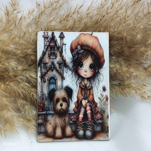 Magneti de frigider - decorat manual, Casă & Stil de viață, Accesorii pentru echipamente de bucătărie, Decorații de bucătărie, Magneți de frigider, Decoupage, transfer și tehnici șervețel, ARTYNOS