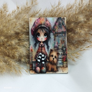 Magneti de frigider - decorat manual, Casă & Stil de viață, Accesorii pentru echipamente de bucătărie, Decorații de bucătărie, Magneți de frigider, Decoupage, transfer și tehnici șervețel, ARTYNOS