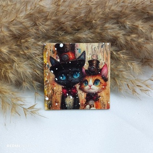 Magnet de frigider - decorat manual - accessorii și unelte - vopsea - vopsea magnetică - Artynos.ro