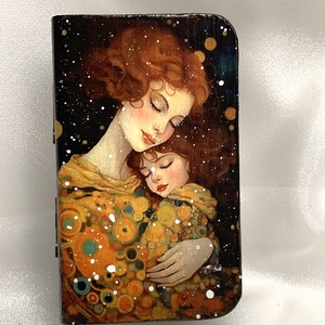 Cutie lemn- caseta de bijuterii decorata manual, Bijuterii, Suporturi bijuterii și cutie bijuterii, Cutii de bijuterii, Decoupage, transfer și tehnici șervețel, Pictură, ARTYNOS