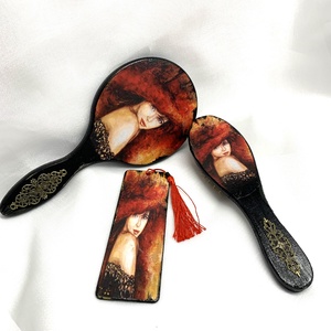 Set cadou unicat pentru femei   00026, Casă & Stil de viață, Set de cadou, Decoupage, transfer și tehnici șervețel, Pictură, ARTYNOS