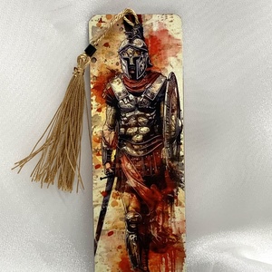 Semn de carte din lemn, decorat manual 00032, Cărți și creații cu tematică muzicală, cadouri, Semn de carte, Decoupage, transfer și tehnici șervețel, ARTYNOS