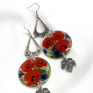 Set bijuterii handmade unicat din rășină 00507 - bijuterii - seturi de bijuterii - Artynos.ro