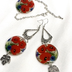 Set bijuterii handmade unicat din rășină 00507, , Confectionarea bijuteriilor, ARTYNOS