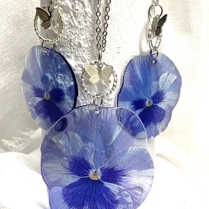 Set bijuterii handmade unicat din rășină 00520 - Artynos.ro