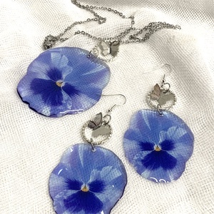 Set bijuterii handmade unicat din rășină 00520 -  - Artynos.ro