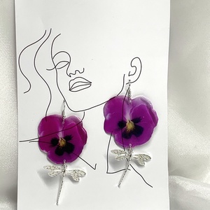 Set bijuterii handmade unicat din rășină 00523 -  - Artynos.ro