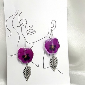Set bijuterii handmade unicat din rășină 00524 -  - Artynos.ro