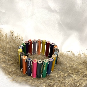 Bratara handmade din creioane colorate  00525 -  - Artynos.ro