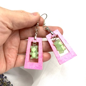cercei handmade din rasina 00534 -  - Artynos.ro