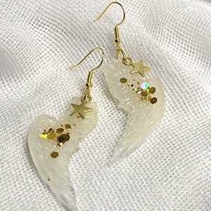 cercei handmade unicat din rasina 00538 -  - Artynos.ro