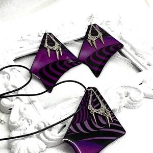 Set bijuterii handmade unicat - din rășină 00559 -  - Artynos.ro