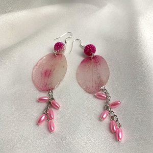 set bijuterii handmade unicat din rasina si flori naturale 00569 - bijuterii - seturi de bijuterii - Artynos.ro