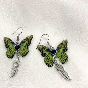 cercei handmade unicat din rasina 00573 - Artynos.ro