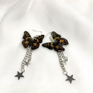 cercei handmade unicat din rasina 00574 -  - Artynos.ro