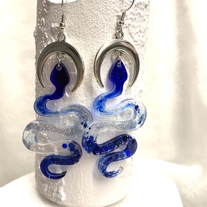 cercei handmade unicat din rasina 00577 - Artynos.ro
