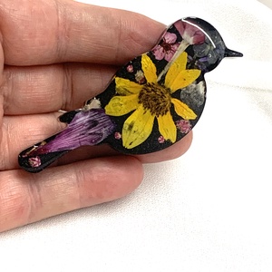 Broșă handmade unicat - din rasina 00594 - bijuterii - broșă, insigne - insigne - Artynos.ro
