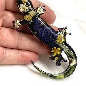 Broșă handmade unicat - din rasina 00595 - bijuterii - broșă, insigne - insigne - Artynos.ro