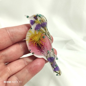 Broșă handmade unicat - din rasina 00596 - bijuterii - broșă, insigne - insigne - Artynos.ro