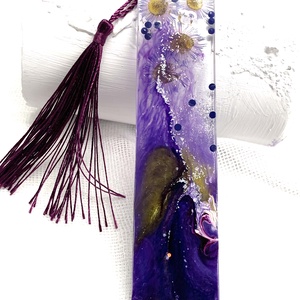  Semn de carte handmade unicat -din rasina 00657 - Artynos.ro