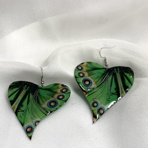cercei handmade unicat din rășină   00675 - bijuterii - cercei - cercei drop - Artynos.ro