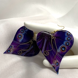 cercei handmade unicat din rășină 00677 -  - Artynos.ro