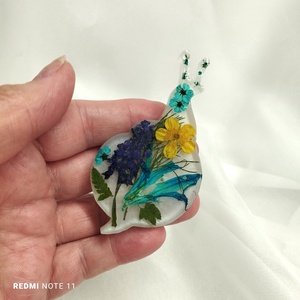 Broșă handmade unicat - din rasina 00709 - bijuterii - broșă, insigne - insigne - Artynos.ro