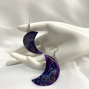 Cercei handmade unicat din rasina 00716, , Confectionarea bijuteriilor, ARTYNOS