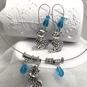 set bijuterii  -pisici 00784 - Artynos.ro