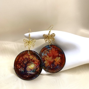 Agenda handmade unicat +cercei - casă & stil de viață - papetărie de hârtie - caiete și jurnal - Artynos.ro