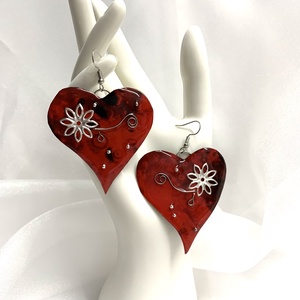 Cercei handmade unicat cu rasina 00856 - Artynos.ro