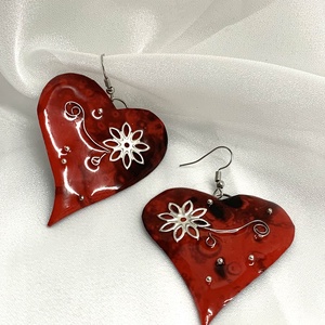 Cercei handmade unicat cu rasina 00856 -  - Artynos.ro