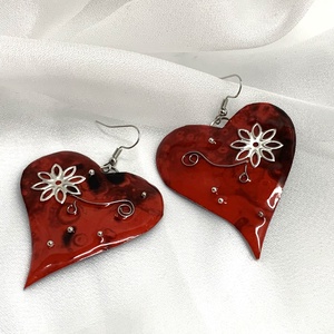 Cercei handmade unicat cu rasina 00856 -  - Artynos.ro