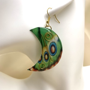 cercei handmade unicat din rășină   00676 - bijuterii - cercei din rășină - Artynos.ro