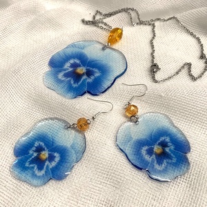 Set bijuterii handmade unicat din rășină 00521 - bijuterii - seturi de bijuterii - Artynos.ro