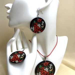 Set bijuterii handmade unicat 00895 - Artynos.ro