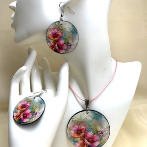 Set bijuterii handmade unicat 00905 - bijuterii - seturi de bijuterii - Artynos.ro