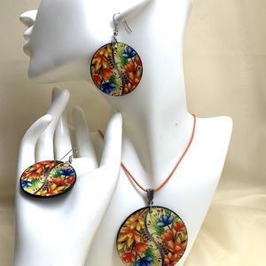 Set bijuterii handmade unicat 00906 - bijuterii - seturi de bijuterii - Artynos.ro
