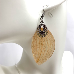 Set bijuterii handmade unicat din rasina si orhidee naturale 00917 - bijuterii - seturi de bijuterii - Artynos.ro