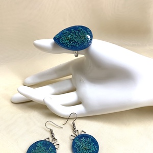 Set Bijuterii handmade unicat din rasina flori naturale 00921 - bijuterii - seturi de bijuterii - Artynos.ro Set Bijuterii handmade unicat din rasina flori naturale 00921 - bijuterii - seturi de bijuterii - Artynos.ro