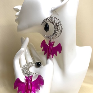set cadou handmade unicat -Halloween 00947 - bijuterii - seturi de bijuterii - Artynos.ro